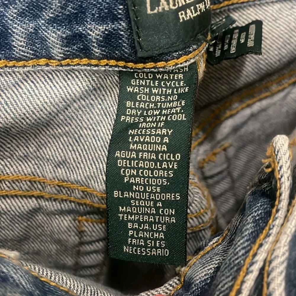 Vintage Ralph Lauren High Waist Straight Leg Jeans